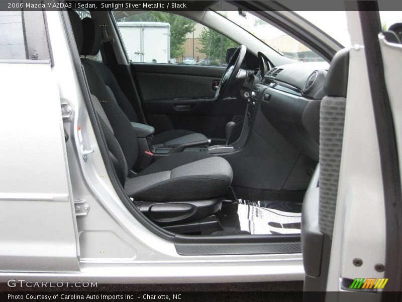 Sunlight Silver Metallic / Black 2006 Mazda MAZDA3 i Sedan