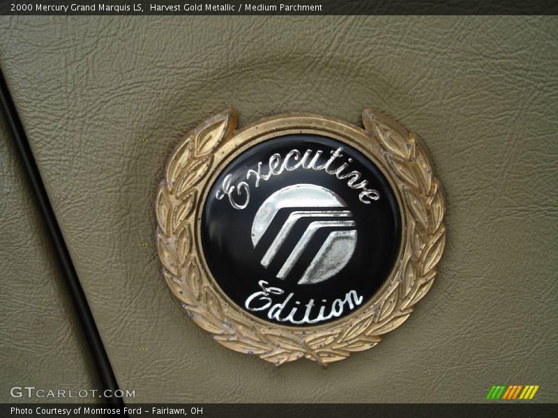 Harvest Gold Metallic / Medium Parchment 2000 Mercury Grand Marquis LS