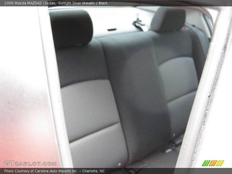 Sunlight Silver Metallic / Black 2006 Mazda MAZDA3 i Sedan