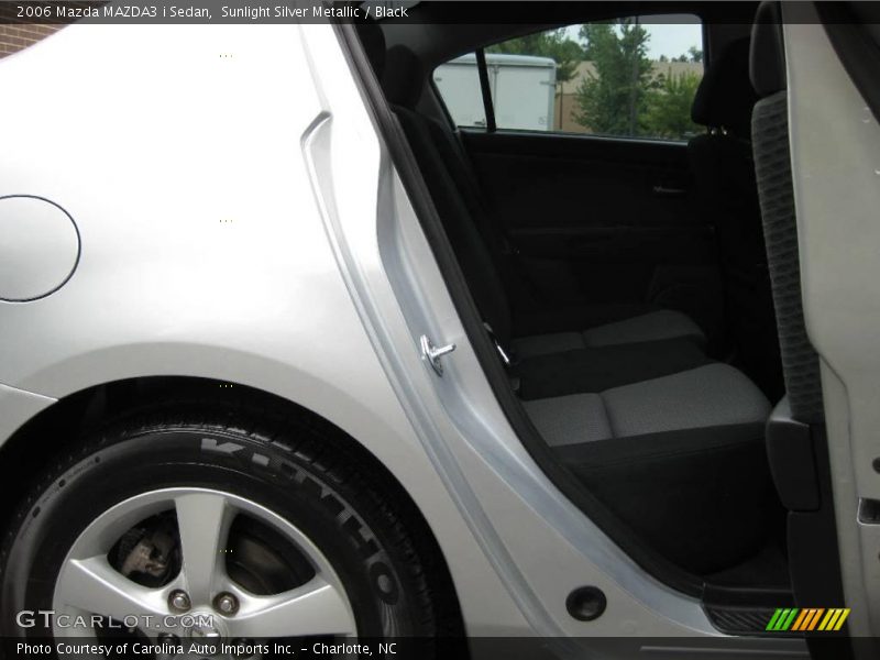 Sunlight Silver Metallic / Black 2006 Mazda MAZDA3 i Sedan