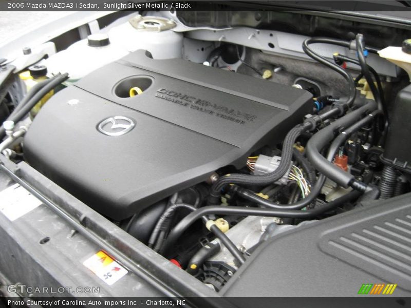 Sunlight Silver Metallic / Black 2006 Mazda MAZDA3 i Sedan