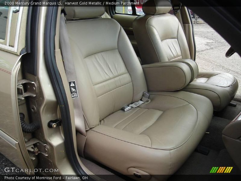 Harvest Gold Metallic / Medium Parchment 2000 Mercury Grand Marquis LS