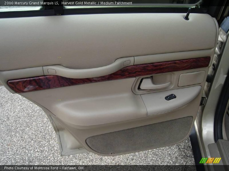 Harvest Gold Metallic / Medium Parchment 2000 Mercury Grand Marquis LS