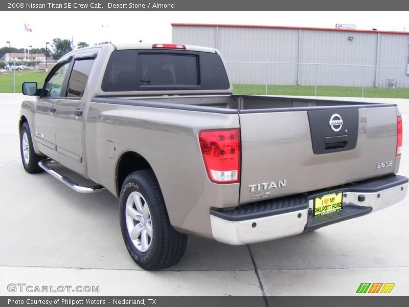 Desert Stone / Almond 2008 Nissan Titan SE Crew Cab