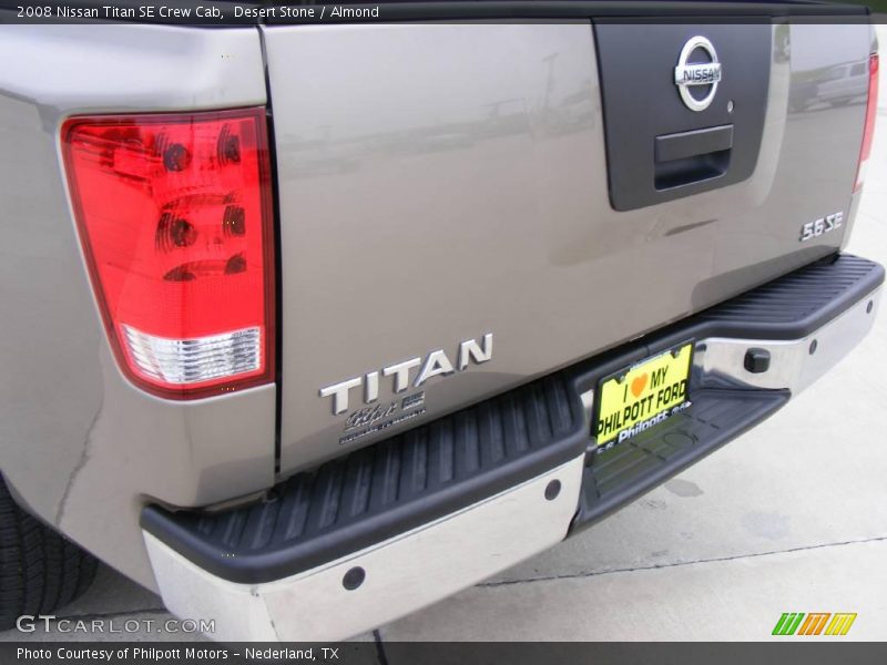 Desert Stone / Almond 2008 Nissan Titan SE Crew Cab