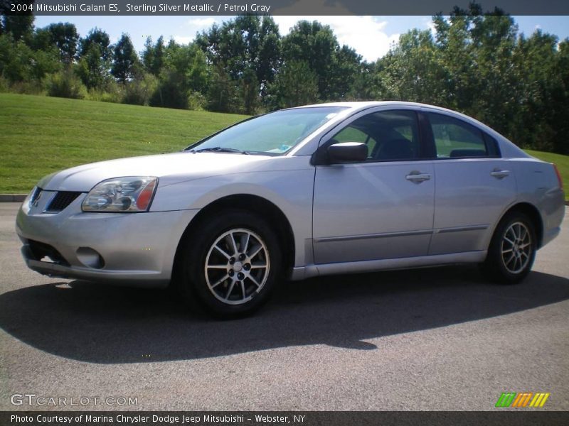 Sterling Silver Metallic / Petrol Gray 2004 Mitsubishi Galant ES