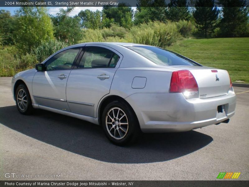 Sterling Silver Metallic / Petrol Gray 2004 Mitsubishi Galant ES