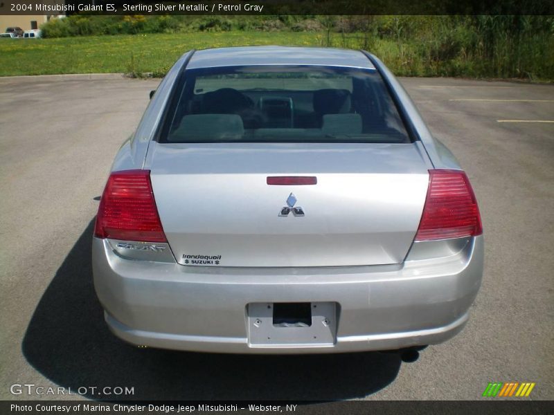 Sterling Silver Metallic / Petrol Gray 2004 Mitsubishi Galant ES