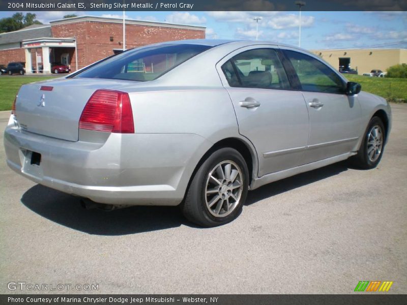 Sterling Silver Metallic / Petrol Gray 2004 Mitsubishi Galant ES