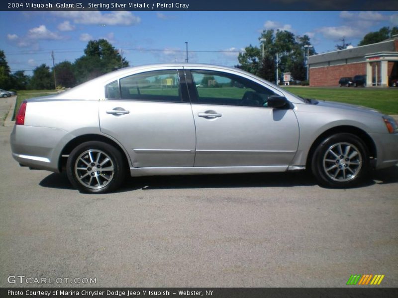 Sterling Silver Metallic / Petrol Gray 2004 Mitsubishi Galant ES