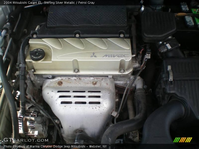 Sterling Silver Metallic / Petrol Gray 2004 Mitsubishi Galant ES