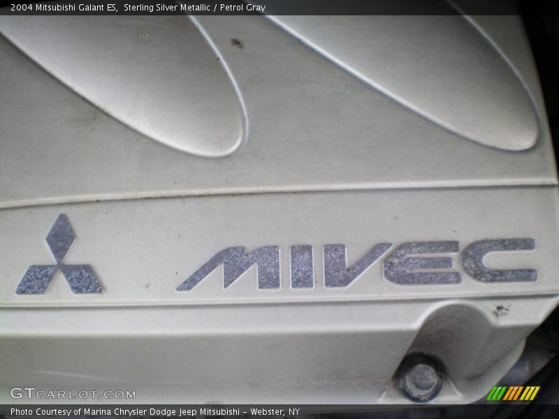 Sterling Silver Metallic / Petrol Gray 2004 Mitsubishi Galant ES
