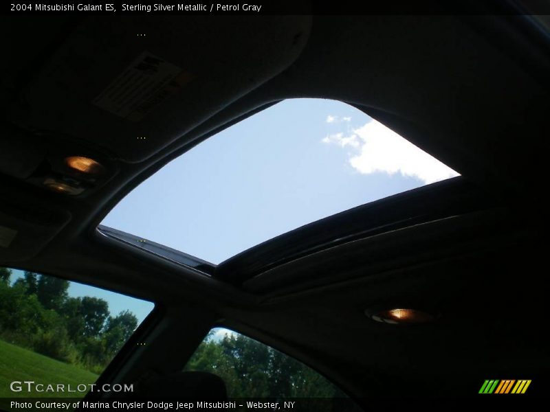 Sterling Silver Metallic / Petrol Gray 2004 Mitsubishi Galant ES