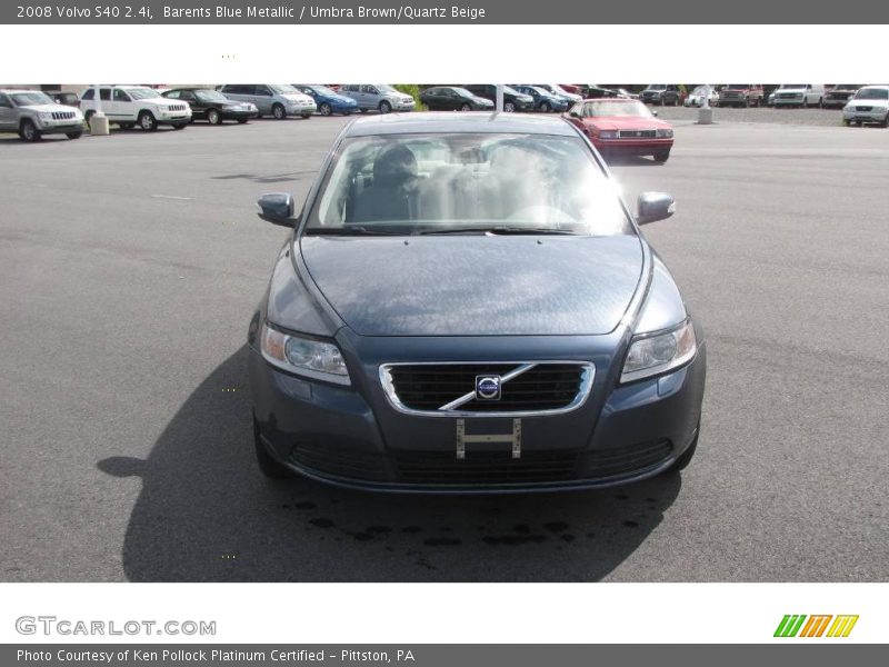 Barents Blue Metallic / Umbra Brown/Quartz Beige 2008 Volvo S40 2.4i