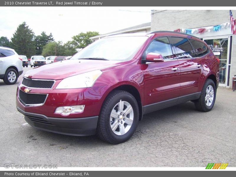 Red Jewel Tintcoat / Ebony 2010 Chevrolet Traverse LT