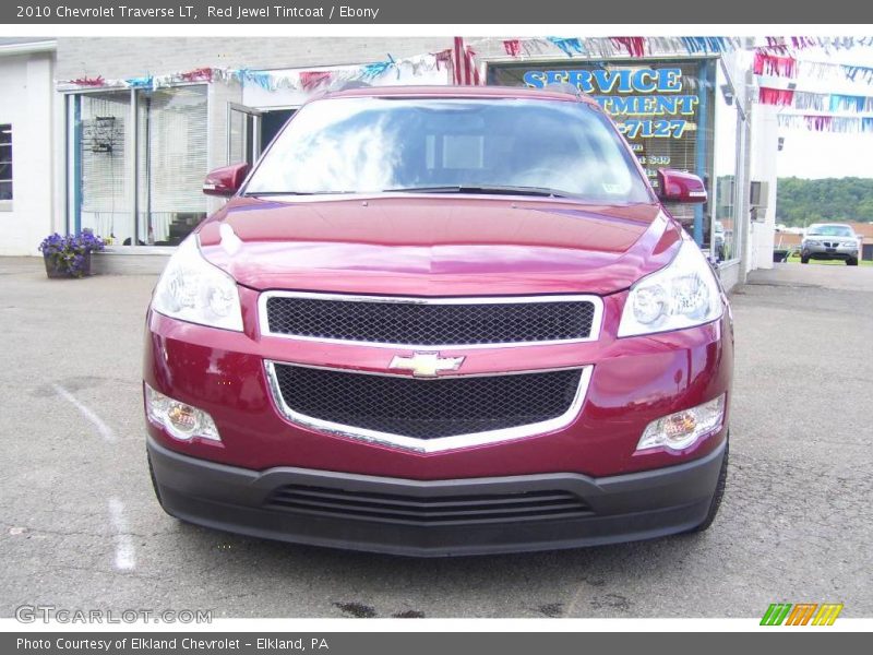 Red Jewel Tintcoat / Ebony 2010 Chevrolet Traverse LT