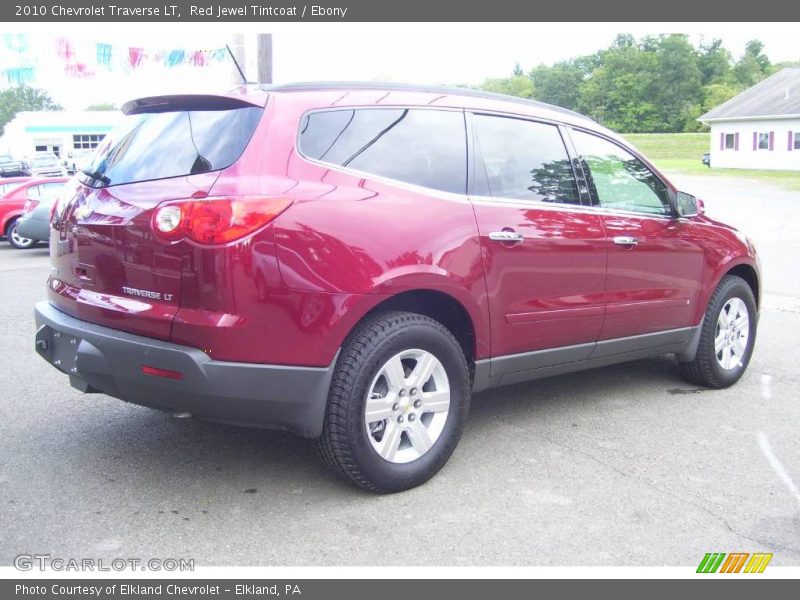 Red Jewel Tintcoat / Ebony 2010 Chevrolet Traverse LT