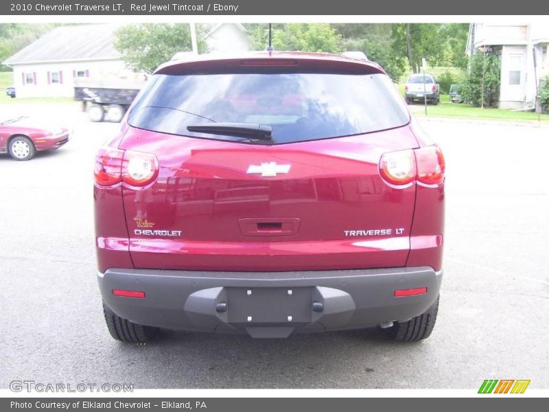 Red Jewel Tintcoat / Ebony 2010 Chevrolet Traverse LT