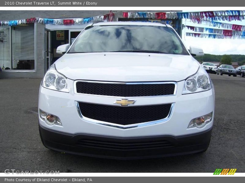 Summit White / Ebony 2010 Chevrolet Traverse LT