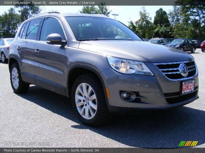 Alpine Grey Metallic / Charcoal 2009 Volkswagen Tiguan SE