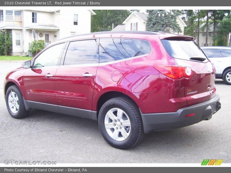 Red Jewel Tintcoat / Ebony 2010 Chevrolet Traverse LT