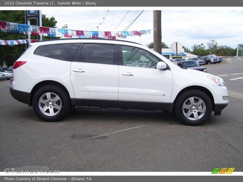 Summit White / Ebony 2010 Chevrolet Traverse LT