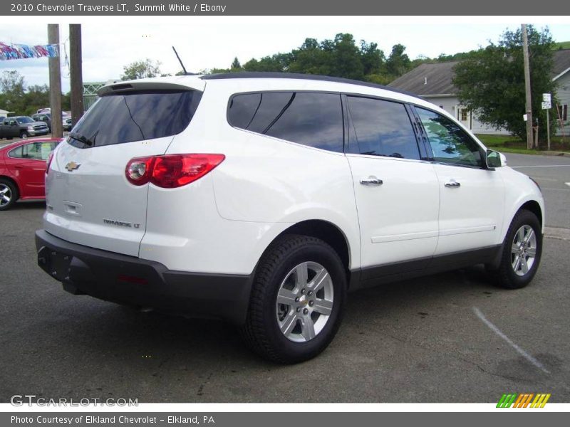 Summit White / Ebony 2010 Chevrolet Traverse LT