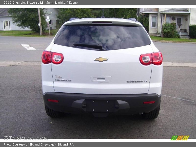 Summit White / Ebony 2010 Chevrolet Traverse LT