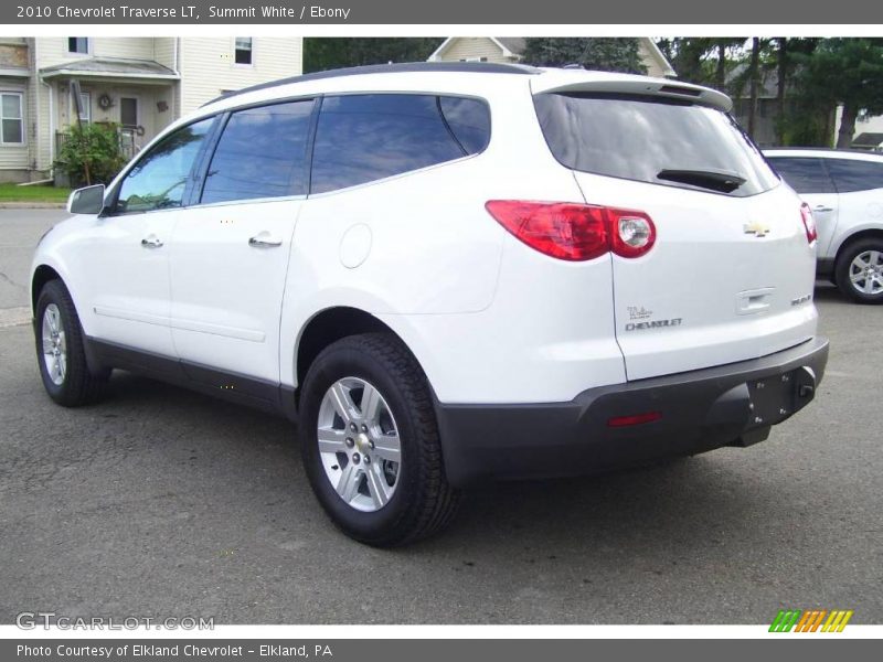 Summit White / Ebony 2010 Chevrolet Traverse LT