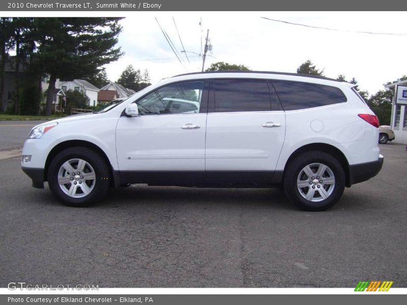Summit White / Ebony 2010 Chevrolet Traverse LT