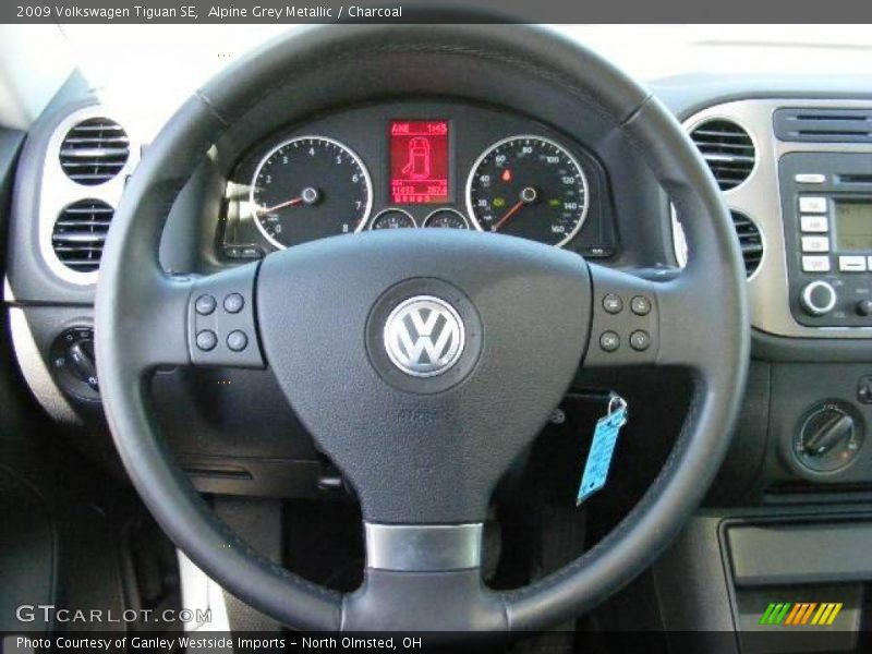 Alpine Grey Metallic / Charcoal 2009 Volkswagen Tiguan SE