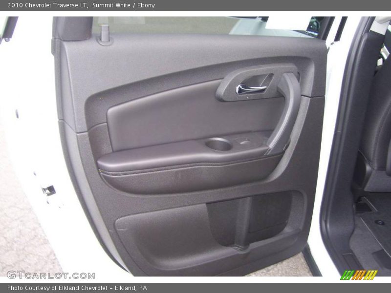 Summit White / Ebony 2010 Chevrolet Traverse LT