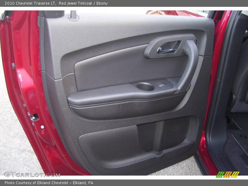 Red Jewel Tintcoat / Ebony 2010 Chevrolet Traverse LT