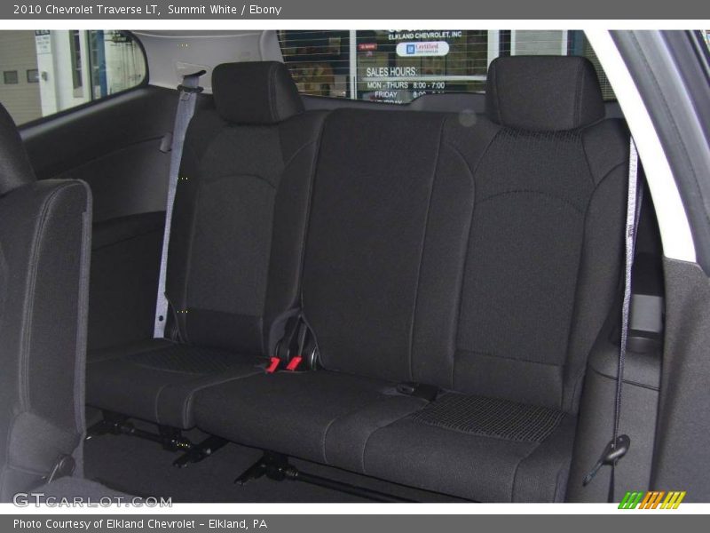 Summit White / Ebony 2010 Chevrolet Traverse LT