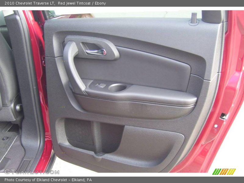 Red Jewel Tintcoat / Ebony 2010 Chevrolet Traverse LT