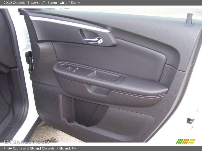 Summit White / Ebony 2010 Chevrolet Traverse LT