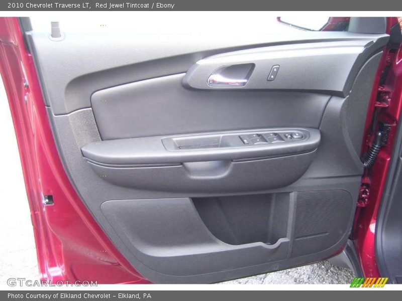 Red Jewel Tintcoat / Ebony 2010 Chevrolet Traverse LT