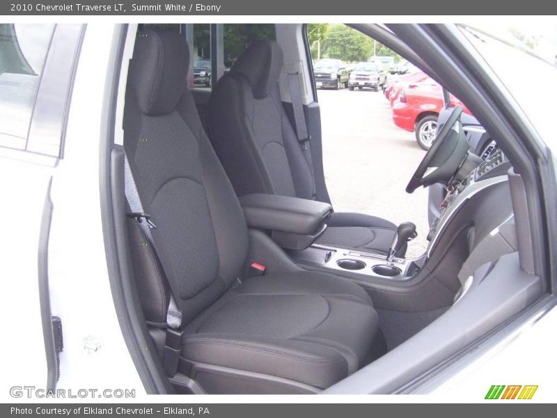 Summit White / Ebony 2010 Chevrolet Traverse LT