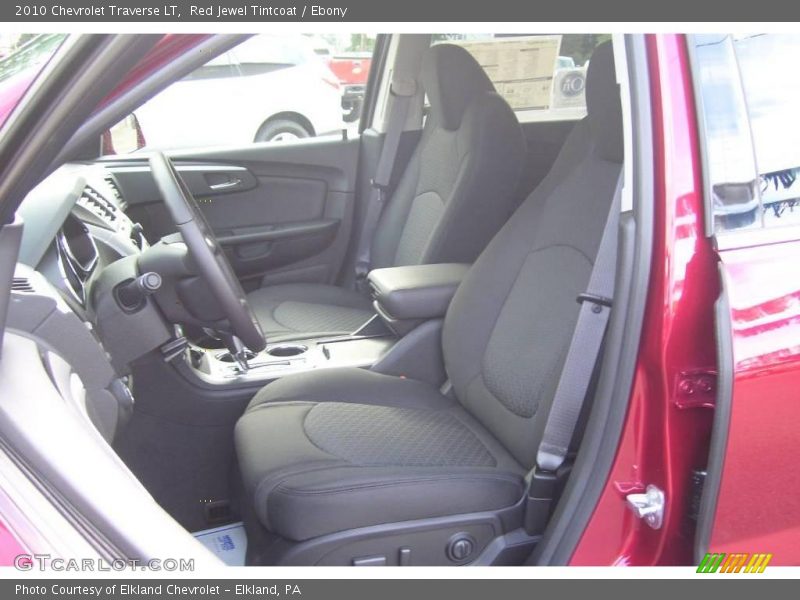 Red Jewel Tintcoat / Ebony 2010 Chevrolet Traverse LT