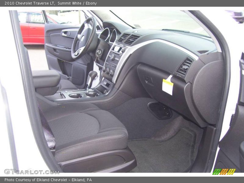 Summit White / Ebony 2010 Chevrolet Traverse LT