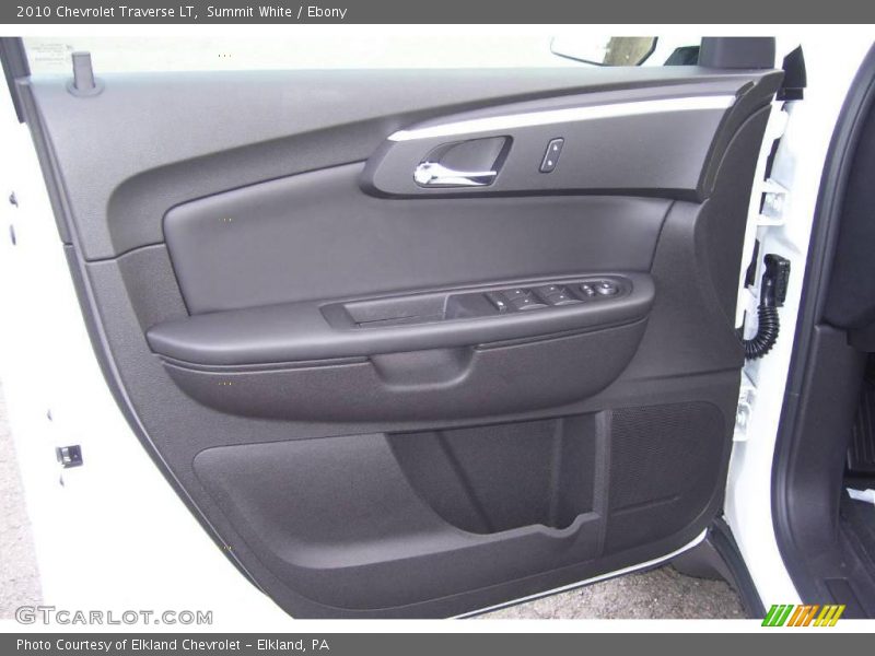 Summit White / Ebony 2010 Chevrolet Traverse LT