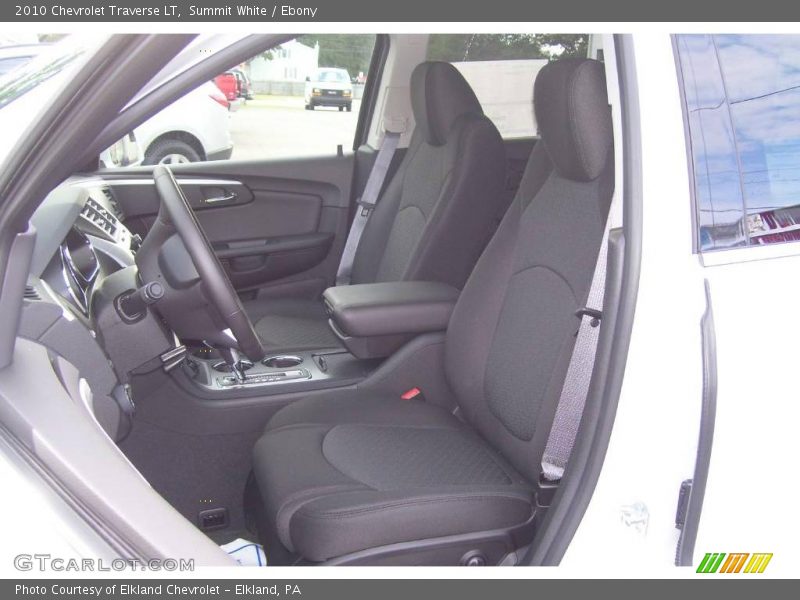 Summit White / Ebony 2010 Chevrolet Traverse LT