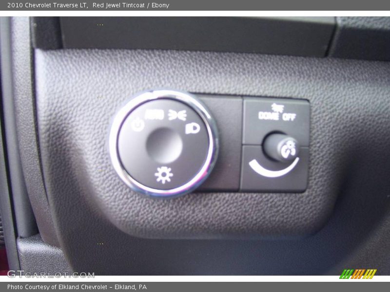 Red Jewel Tintcoat / Ebony 2010 Chevrolet Traverse LT
