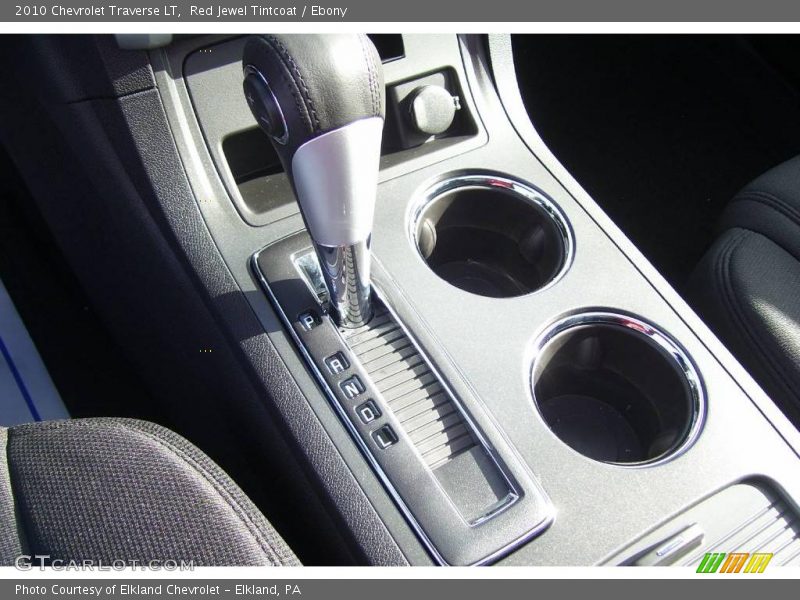 Red Jewel Tintcoat / Ebony 2010 Chevrolet Traverse LT