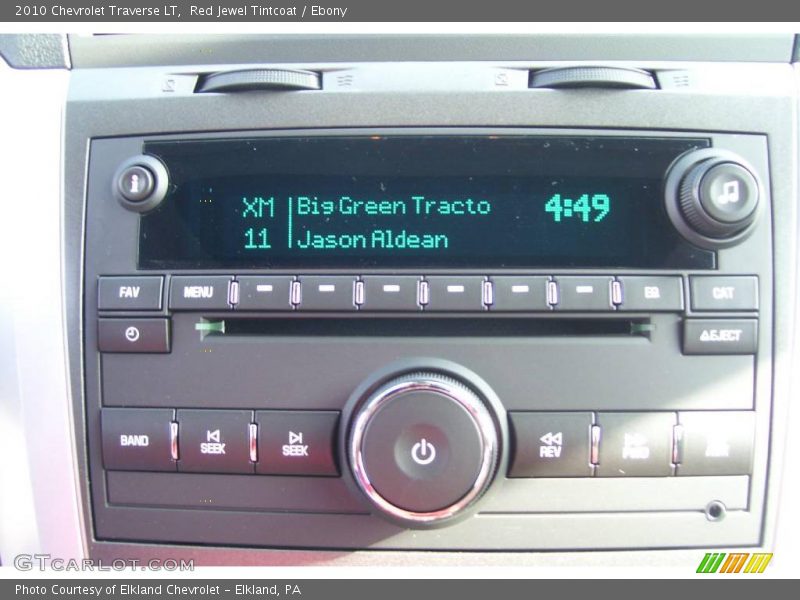 Red Jewel Tintcoat / Ebony 2010 Chevrolet Traverse LT