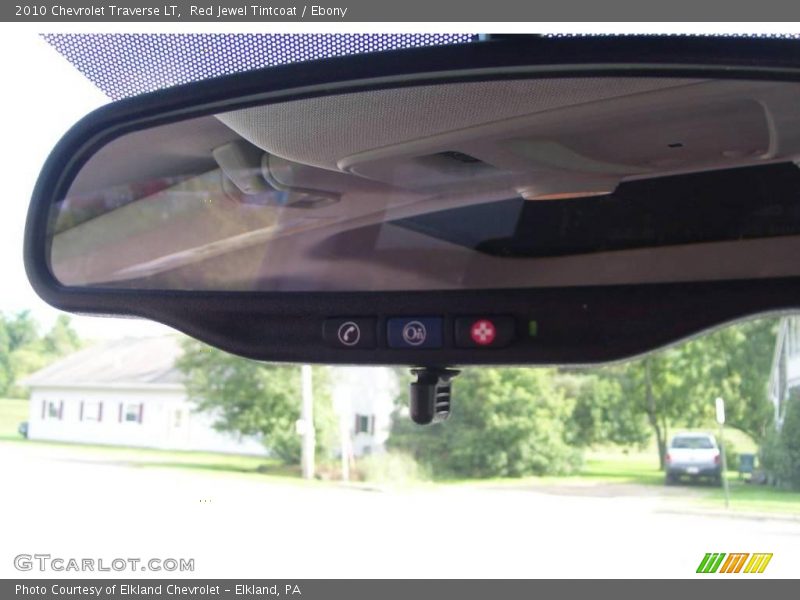 Red Jewel Tintcoat / Ebony 2010 Chevrolet Traverse LT