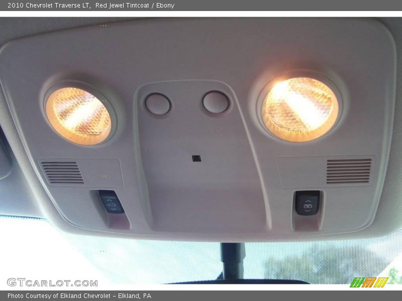 Red Jewel Tintcoat / Ebony 2010 Chevrolet Traverse LT