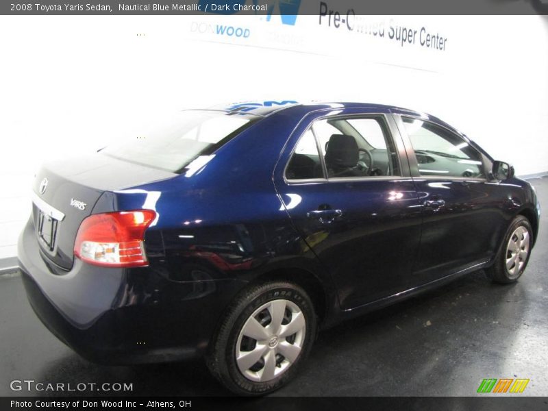 Nautical Blue Metallic / Dark Charcoal 2008 Toyota Yaris Sedan