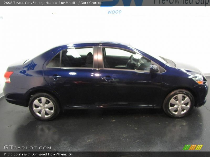 Nautical Blue Metallic / Dark Charcoal 2008 Toyota Yaris Sedan