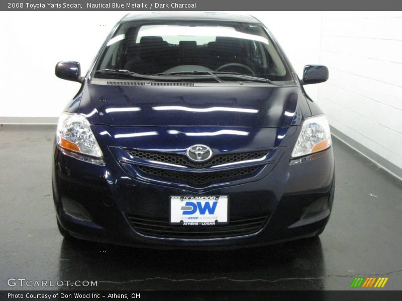 Nautical Blue Metallic / Dark Charcoal 2008 Toyota Yaris Sedan